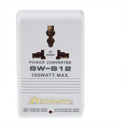 US Plug Adapter,100W Power Converter AC117V to AC230V