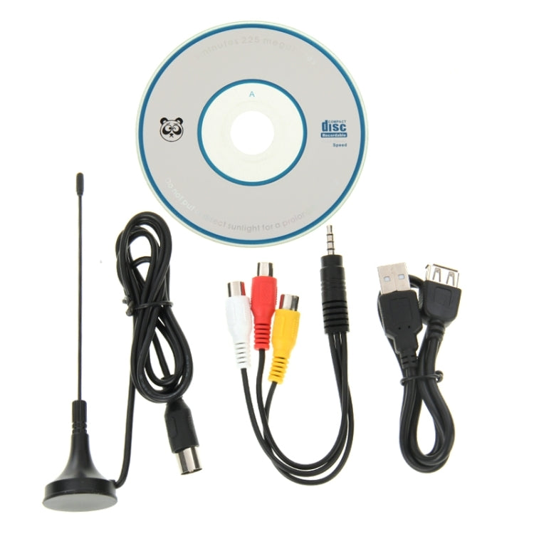 Mini Digital USB 2.0 Dual Module DVB Analog TV Stick, Support FM + AV + DVB-T / T2 / C