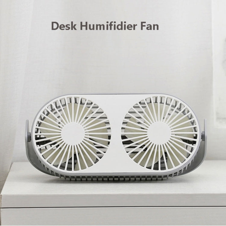 Small Bean Desktop Desktop Double Leaf Usb Mini Fan