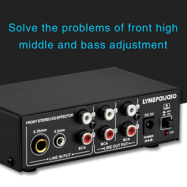 3-Channel Mixer Front Stereo Amplifier High / Mid / Bass Adjuster, USB 5V Power Supply, US Plug
