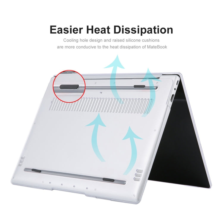 ENKAY for Huawei MateBook 13 Ryzen Edition US Version 2 in 1 Crystal Protective Case with TPU Keyboard Film, For Huawei MateBook 13 Ryzen Edition