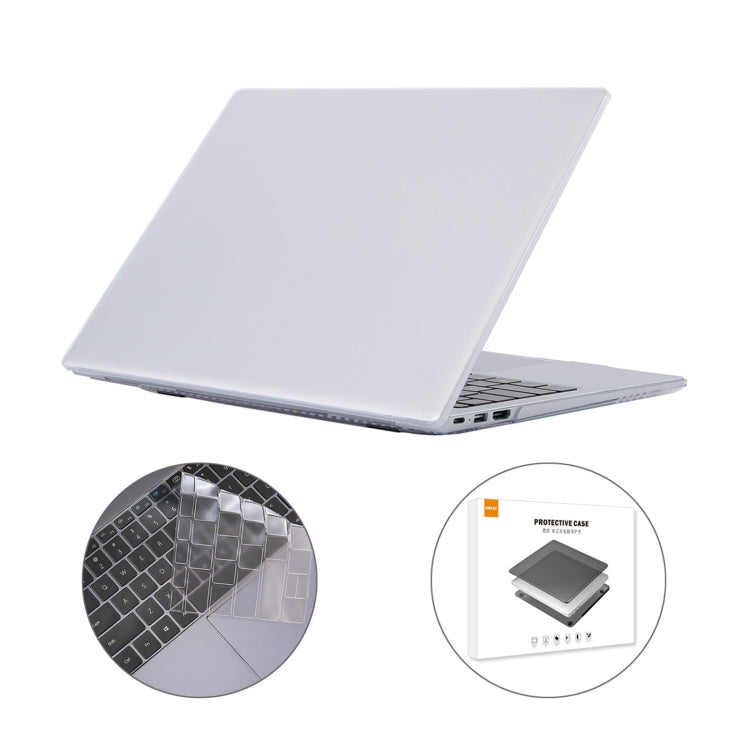 ENKAY for Huawei MateBook D 15  / Honor MagicBook 15 US Version 2 in 1 Crystal Protective Case with TPU Keyboard Film, For Huawei MateBook D 15