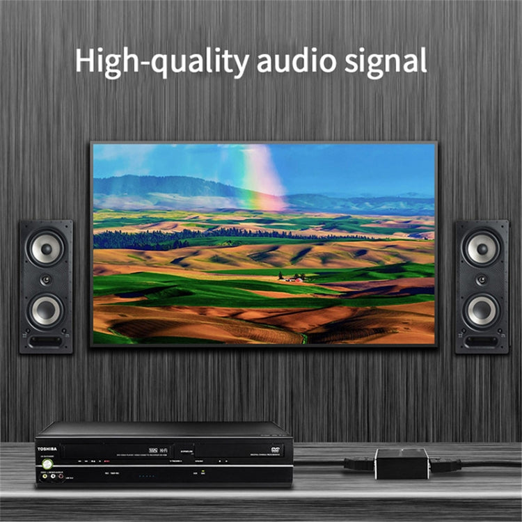 AY78V20 4K 60Hz HDMI 2.0 Audio Splitter 5.1 ARC HD-MI Audio Extractor HDCP 2.2 HDR10 Audio Converter 4K HD-MI Optical TOSLINK SPDIF