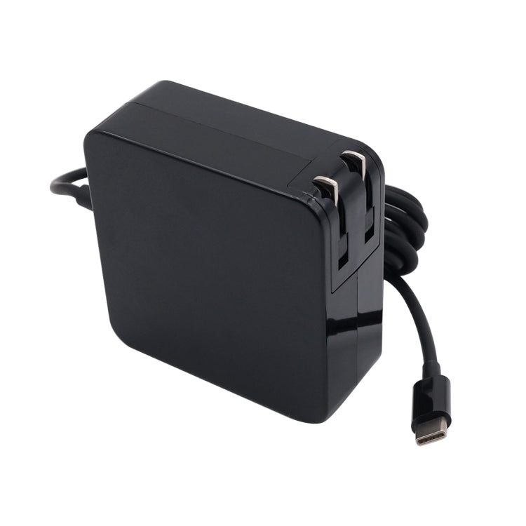 65W 20V 3.25A Notebook Square Portable Type-C Power Adapter, US Plug