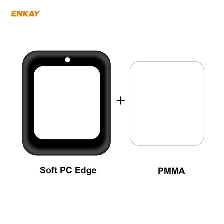 10 PCS ENKAY Hat-Prince 3D Full Screen Soft PC Edge + PMMA HD Screen Protector Film