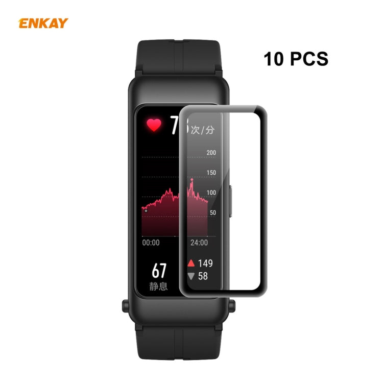 10 PCS ENKAY Hat-Prince 3D Full Screen Soft PC Edge + PMMA HD Screen Protector Film