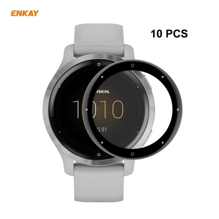 10 PCS ENKAY Hat-Prince 3D Full Screen Soft PC Edge + PMMA HD Screen Protector Film