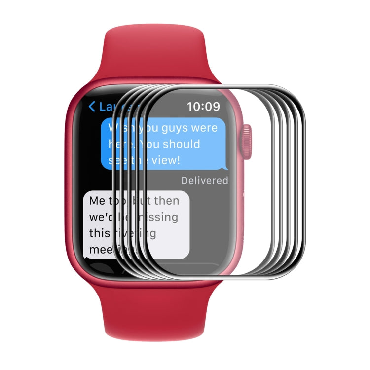 1 PCS ENKAY Hat-Prince 3D Full Coverage Soft PC Edge + PMMA HD Screen Protector Film For Apple Watch Series 9 / 8 / 7 45mm, 1 PCS, 2 PCS, 5 PCS, 10 PCS