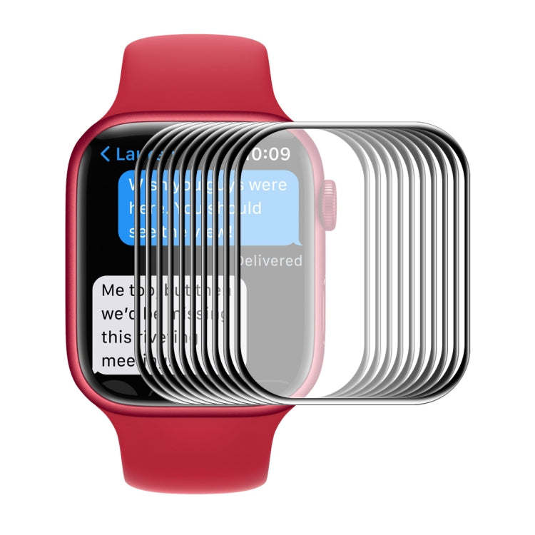 1 PCS ENKAY Hat-Prince 3D Full Coverage Soft PC Edge + PMMA HD Screen Protector Film For Apple Watch Series 9 / 8 / 7 45mm, 1 PCS, 2 PCS, 5 PCS, 10 PCS