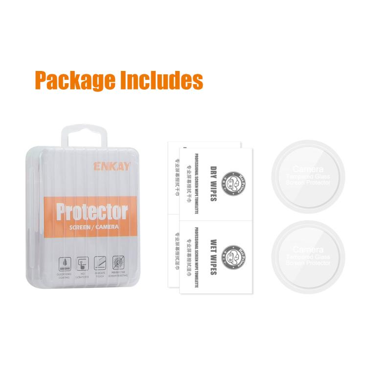 2pcs ENKAY 0.2mm 9H Tempered Glass Screen Protector Watch Film, For Samsung Galaxy Watch Ultra 47mm / Ultra 2025, For Samsung Galaxy Watch8 44mm, For Samsung Galaxy Watch8 40mm, For Samsung Galaxy Watch6 Classic / Ultra 47mm                            ...