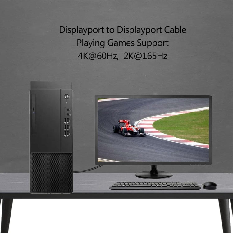 DisplayPort to DisplayPort Cable For Lenovo, Dell, HP, ASUS More, 4K, 2K