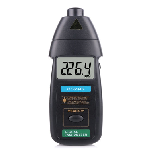 DT2234C Digital Laser Tachometer RPM Meter Non-Contact