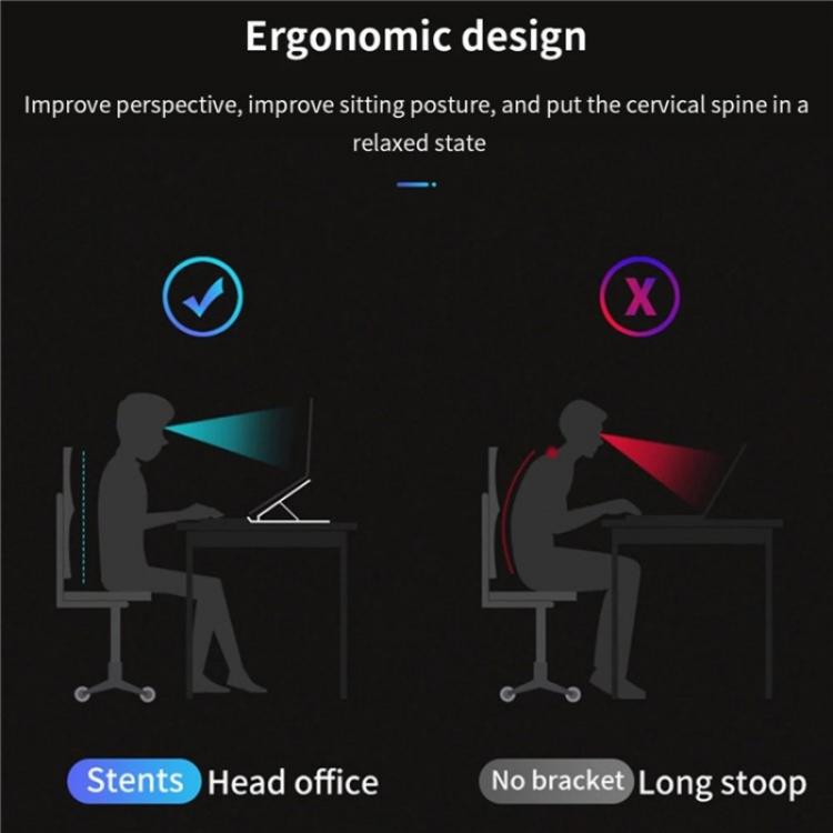 A9 Adjustable Height Portable Laptop Foldable Desktop Holder