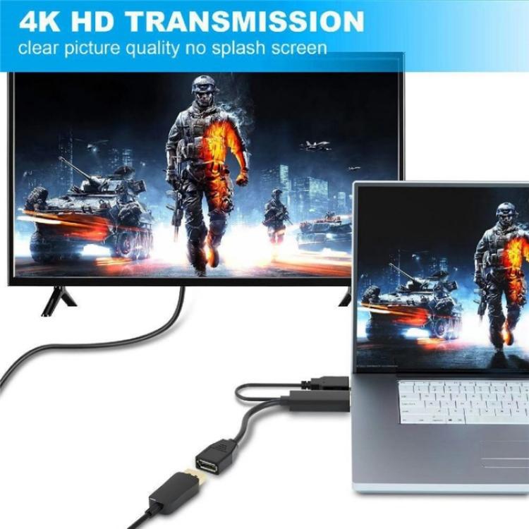 HD1 HDMI 2.0b Male to DP 1.4 Female Converter 4K 60Hz HDMI to DisplayPort Adapter Cable