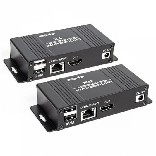 D5-1 / D6-1 80m Cat6 / 5e Network Cable Extender Computer Control HDMI KVM Extender