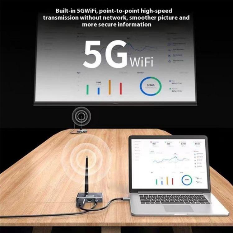 D9-1 / D10-1 Support 90 Degree Screen Rotation 8X1 HDMI Wireless Display Adapter