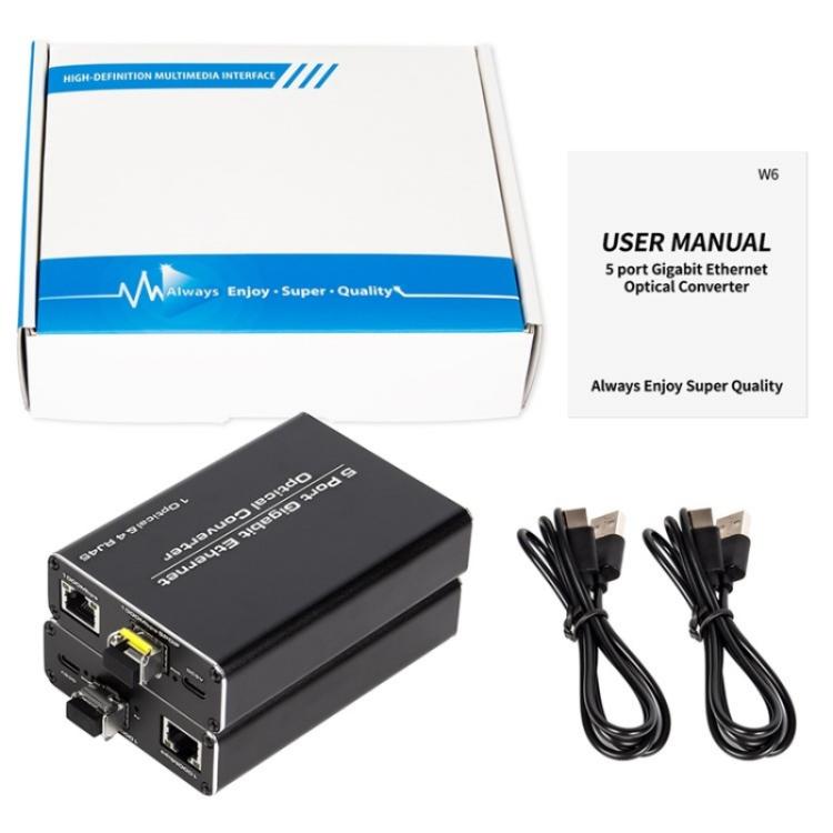 HW6 With TX / RX 1.25G Single Mode Single Fiber Transmission Adapter