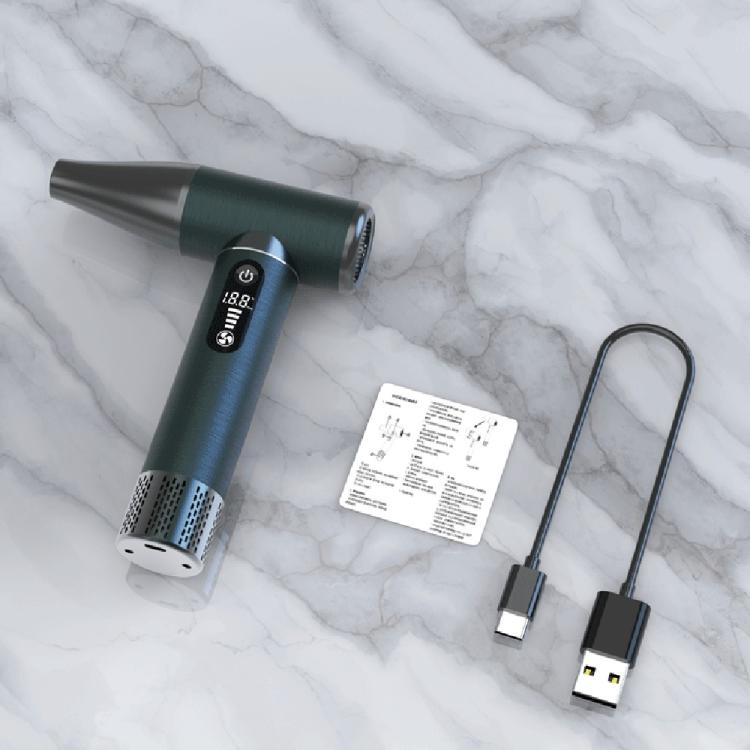 D15S Compact Powerful Brushless Motor Blower Dust Cleaner Portable High-Speed Air Flow Fan