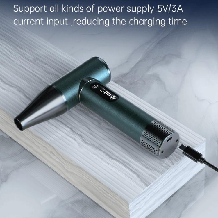 D15S Compact Powerful Brushless Motor Blower Dust Cleaner Portable High-Speed Air Flow Fan