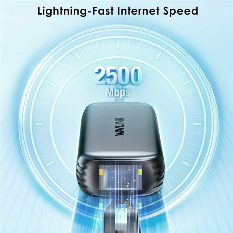 WAVLINK NWU330GD Support 95W PD Output USB-C to RJ45 2.5Gbps Network Converter