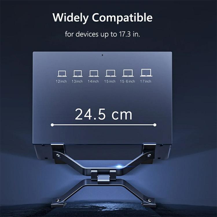 P70 X-Shape Aluminum Alloy Stand Height Adjustable Foldable Cooling Bracket for Laptop / Tablet, P70
