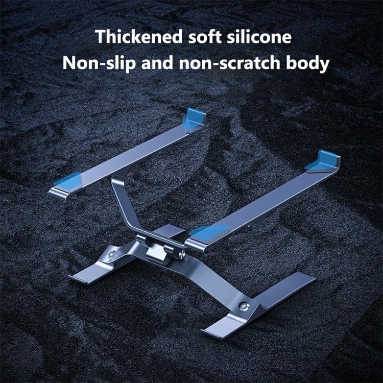 P70 X-Shape Aluminum Alloy Stand Height Adjustable Foldable Cooling Bracket for Laptop / Tablet, P70