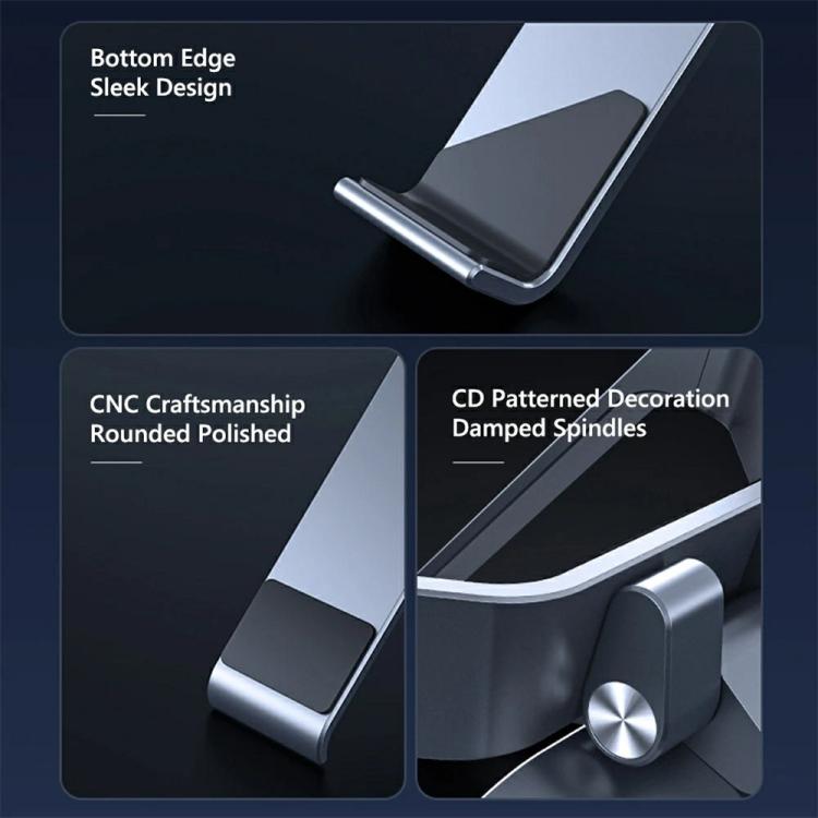 P70 X-Shape Aluminum Alloy Stand Height Adjustable Foldable Cooling Bracket for Laptop / Tablet, P70