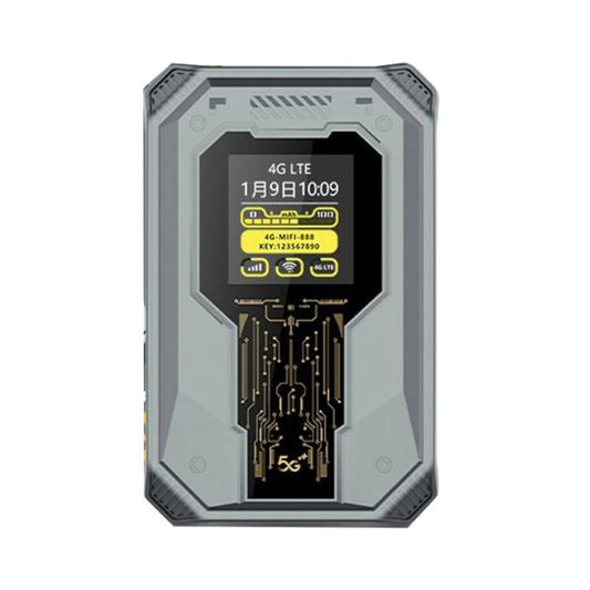 A50 Support 8 Devices Portable SIM Card 4G WiFi Router Rechargeable Time Display Router