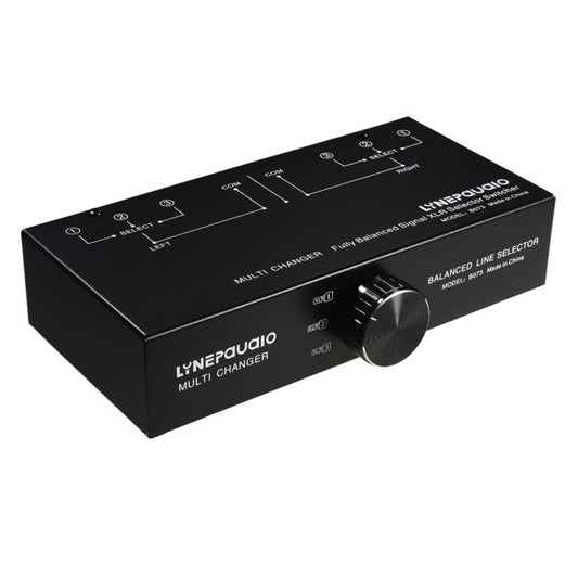 B073 1 Input 3 Output Fully Balanced Signal Selector 3-Channel Balanced Line Selector, No Need For External Power Supply Lossless Switching