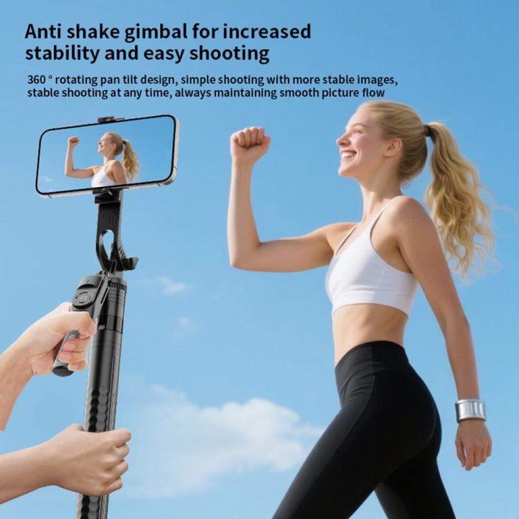 K50 1.9m Extendable Live Streaming Tripod Dual Phone Clip Bluetooth Selfie Stick, K50 Dual Phone Clip, Dual Phone Clip