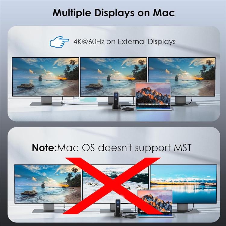 WAVLINK UMD27PRO 8K 30Hz / 4K 144Hz 140W PD HUB Adapter, US Plug, EU Plug, UK Plug, AU Plug