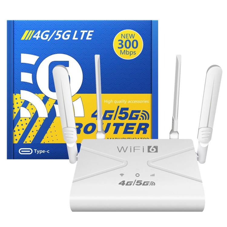 CPF907-L  American Version 4 Antennas Single WAN Port WiFi6 Home Use Router 4G LTE WiFi Router, US Plug, EU Plug