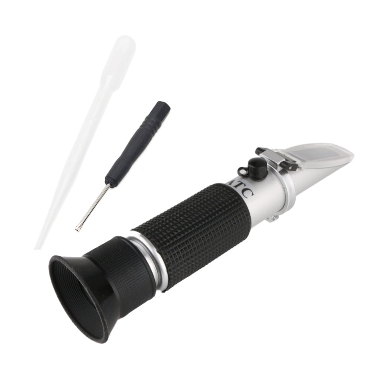 RZ136 Refractometer Fruit Wine Meter Sugar Portable Auto Brix 0~32% Alcohol 0~26% Fruit Juice Wine Sugar Meter Refractometer