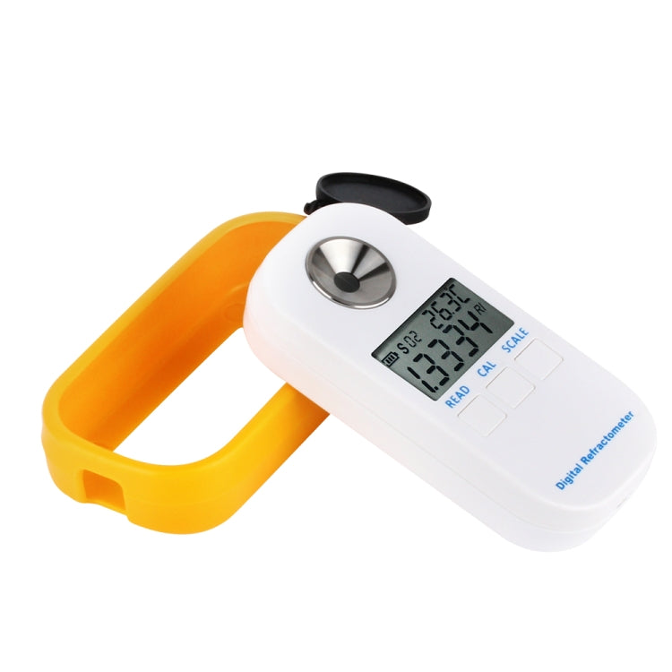 DR201 Digital Salt Refractometer Salinity Specific Gravity Meter 0~28% Refractometer Food Salt Content Tester Sodium Chloride NaCl