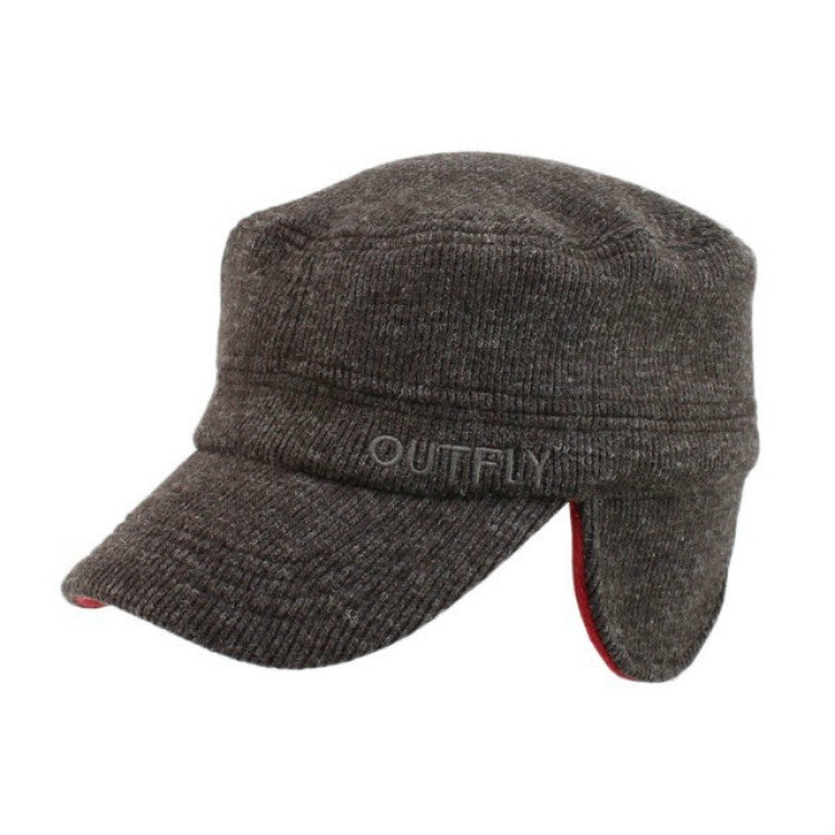 OUTFLY Winter Windproof and Warm Corduroy Bomber Hats