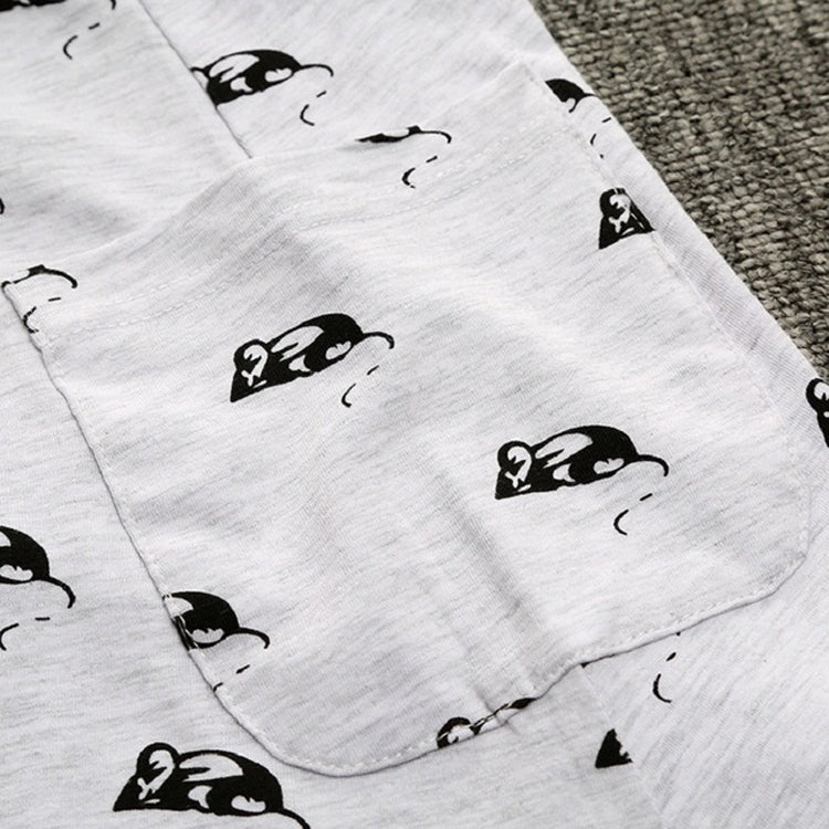 Spring and Autumn Girls Cartoon Mouse Pattern Long Sleeve Dress