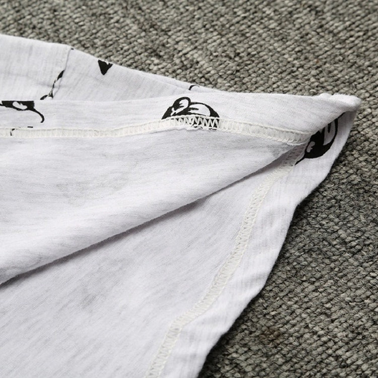 Spring and Autumn Girls Cartoon Mouse Pattern Long Sleeve Dress