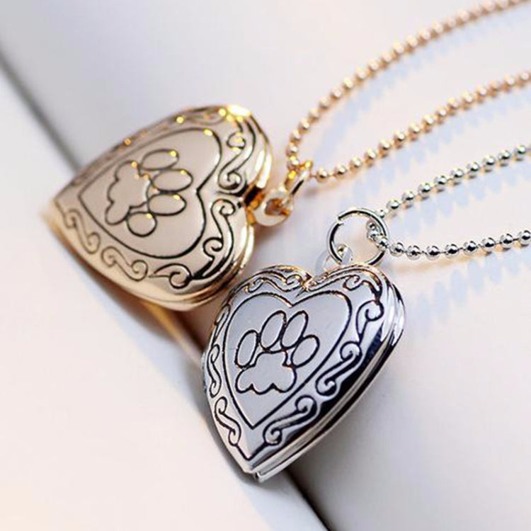 DIY Heart-shaped Photo Frame Memory Locket Pendant Necklace Jewelry
