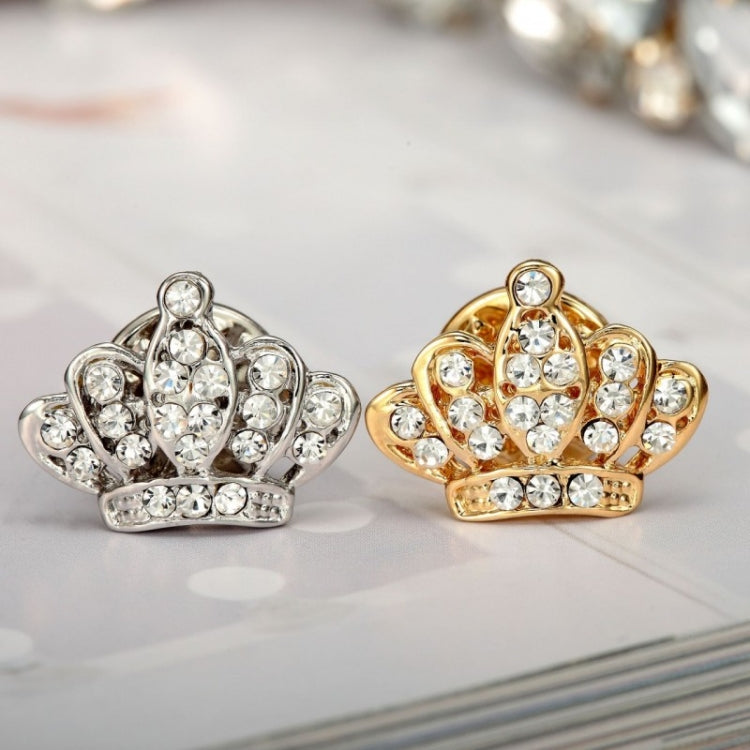 Mini Crown Shape Brooch For Woman