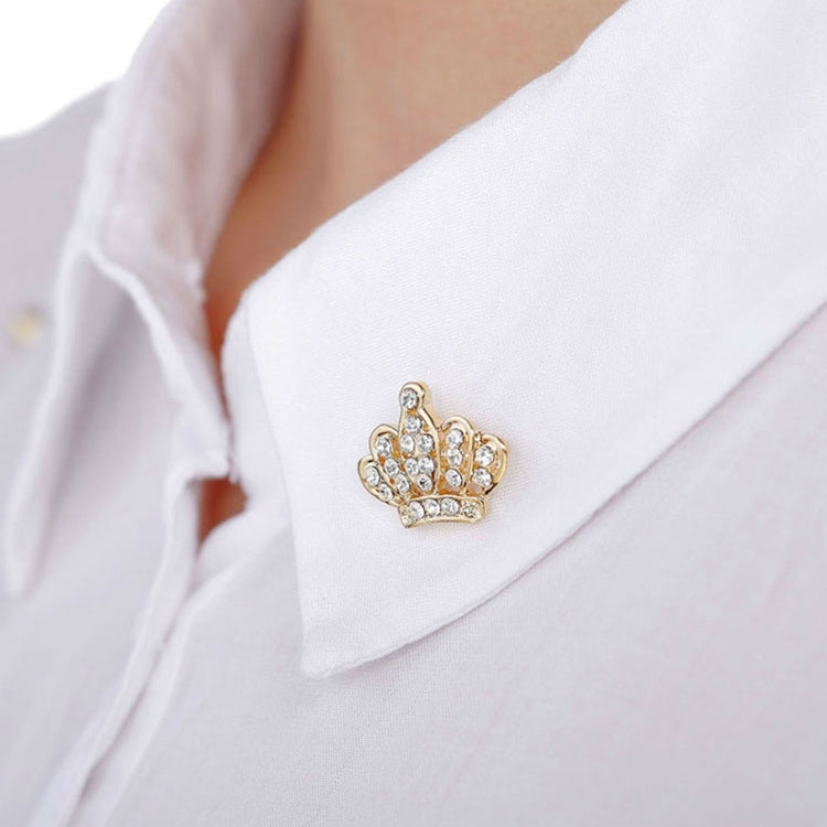 Mini Crown Shape Brooch For Woman