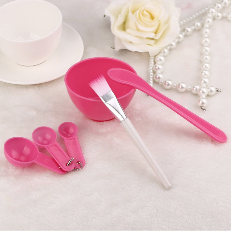 4 in 1 DIY Facial Mask Mixing Bowl Brush Spoon Stick Brush Face Care Set Women Facial Beauty Professional Kits Tools