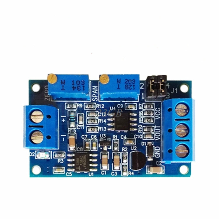 Current to Voltage Module 0 / 4-20mA to 0-3.3V5V10V Voltage Transmitter Signal Conversion Conditioning Adapter, 0 / 4-20mA to 0-3.3V5V10V