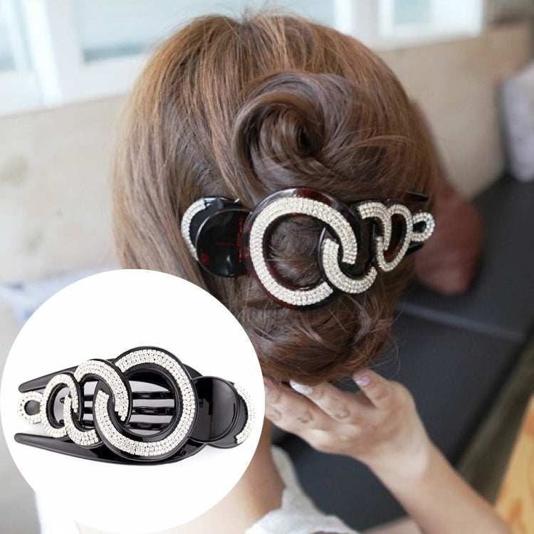 Rhinestone Hair Clip Hair Crabs Clamp Accessories Large Styling Tools Hair Accessories Women Hairpin