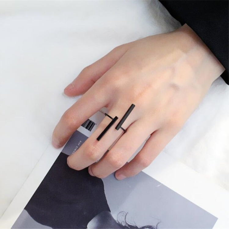 Creative Simple Geometry Opening Finger Rings Personality Jewelry