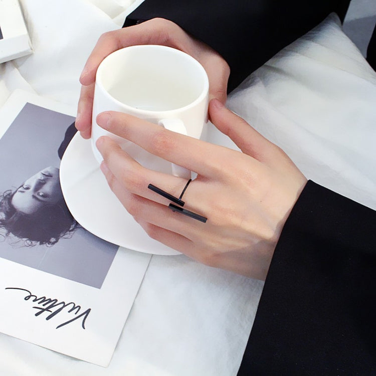 Creative Simple Geometry Opening Finger Rings Personality Jewelry