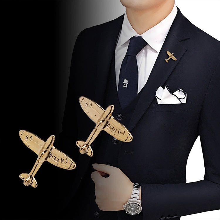 Retro Air Plane Brooches For Men