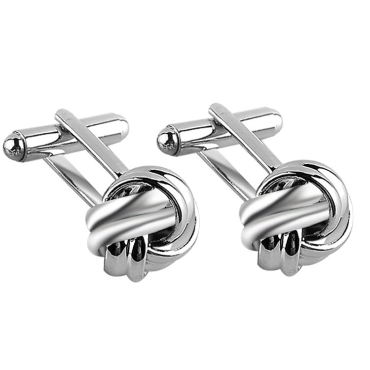 French Style Fashion Knot Design Men Cufflinks， Party Suit Shirt Cuff Buttons