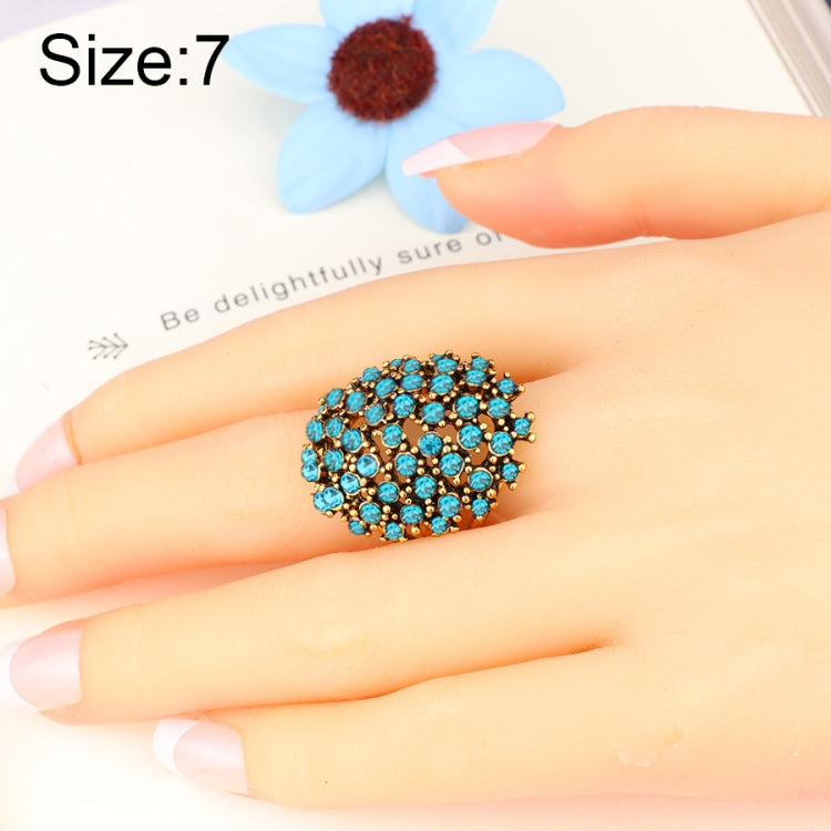Women Charms Bohemia Jewelry Antique Resin Ethnic Rings