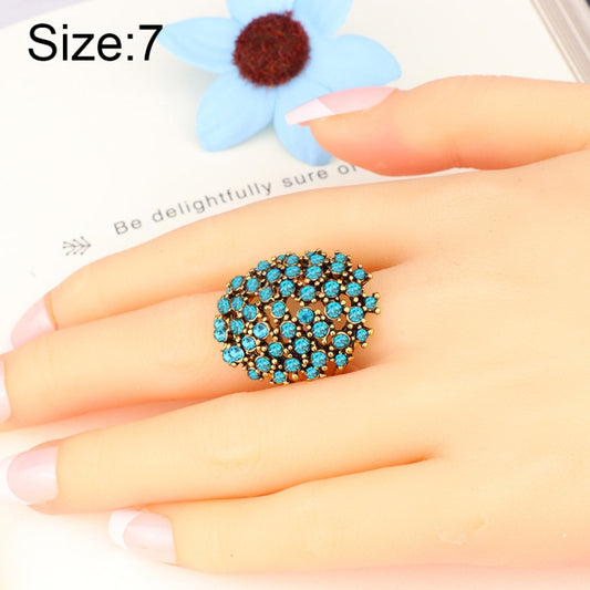 Women Charms Bohemia Jewelry Antique Resin Ethnic Rings