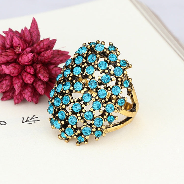 Women Charms Bohemia Jewelry Antique Resin Ethnic Rings